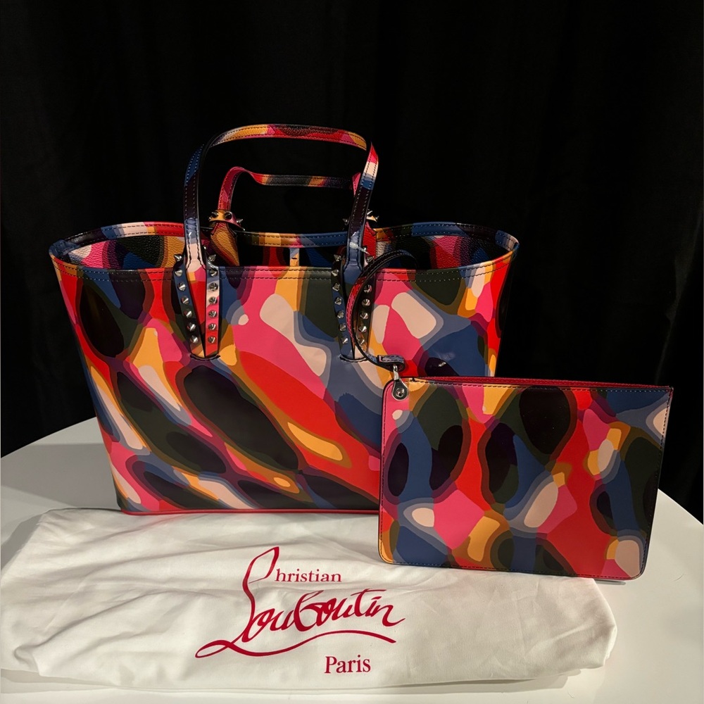 Christian Louboutin Small Cabat Print Tote